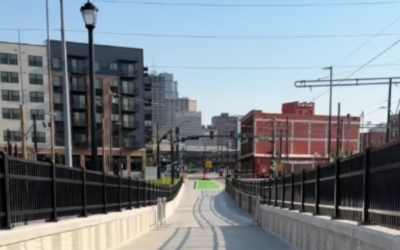 The new Grand Avenue pedestrian kansas city, MO