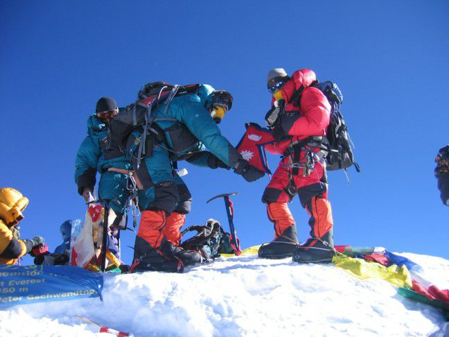 nepal muntain climbing experience