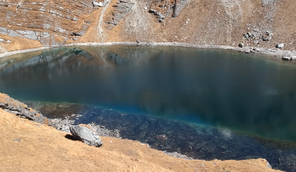 khayer lake trekking in nepal