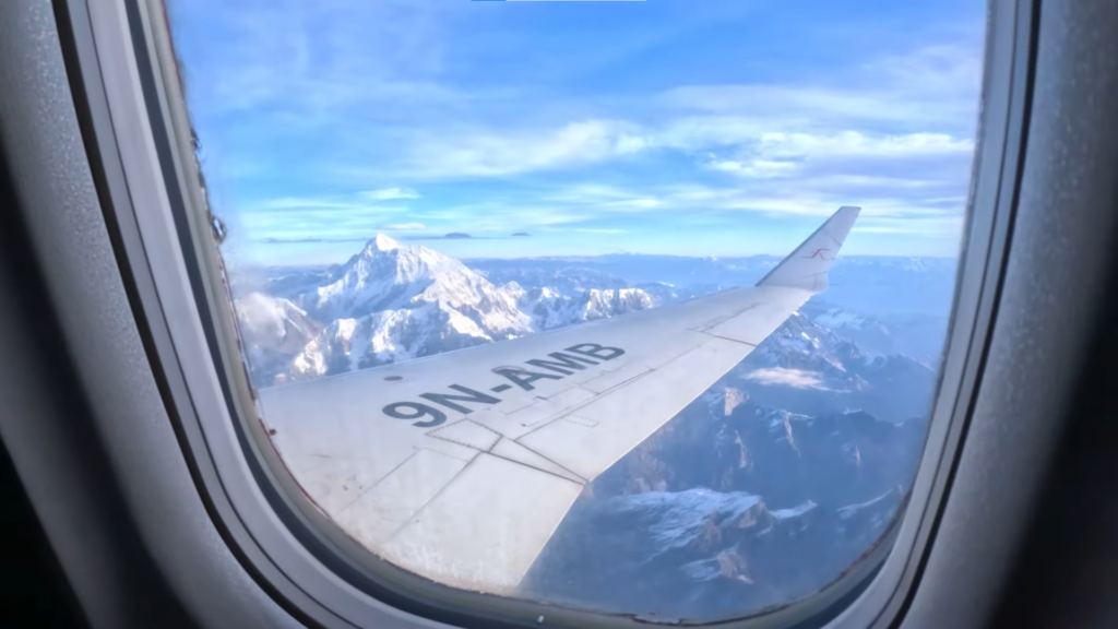 mountain flight nepal