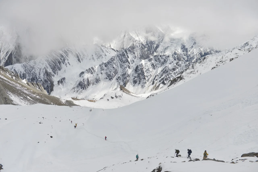 Trekking trail in Nepal