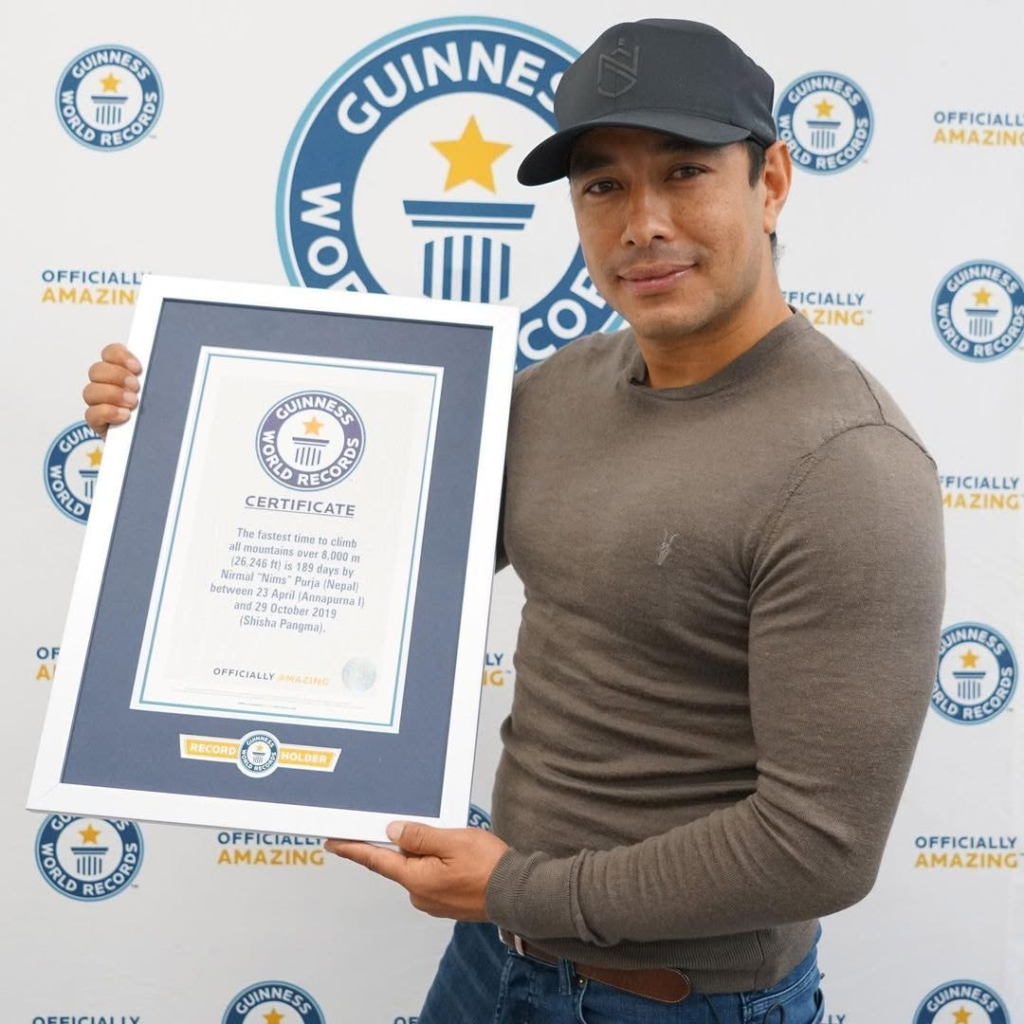 Nims Dai guiness world record